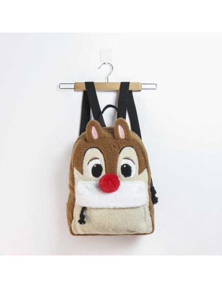 Mochila casual moda clasicos disney chip and dale, Color Beige 2100002335 kiwiku.com