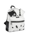Mochila casual moda clasicos disney 101 dalmatas, Color Blanco