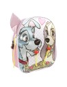 Mochila infantil personaje disney la dama y el vagabundo, Color Rosa