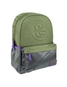Mochila escolar instituto avengers hulk, Color Verde