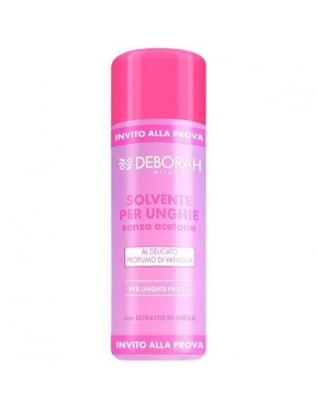 Deborah Milano, Quitaesmalte sin acetona 120 ml  kiwiku.com