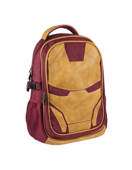 Mochila casual viaje avengers iron man, Color Burdeos 2100002530 kiwiku.com