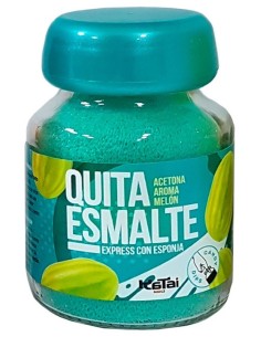 Katai Nails, Quitaesmalte Esponja Acetona Aroma Melón 75 ml  kiwiku.com