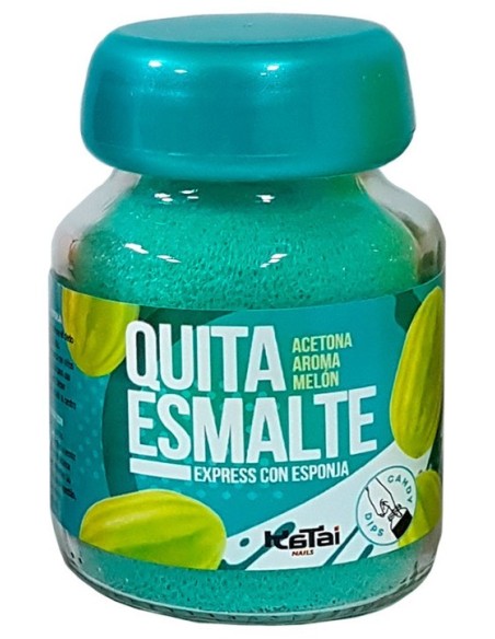 Katai Nails, Quitaesmalte Esponja Acetona Aroma Melón 75 ml  kiwiku.com