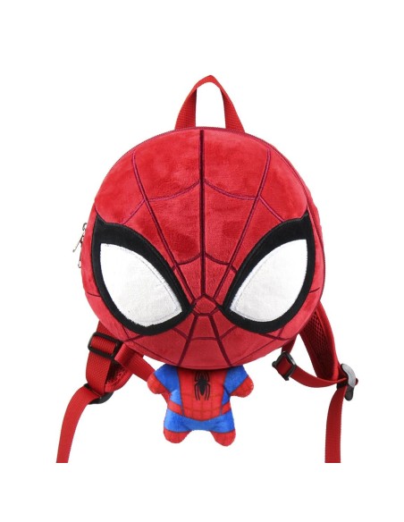 Mochila guarderia 3d spiderman, Color Rojo 2100002446 kiwiku.com