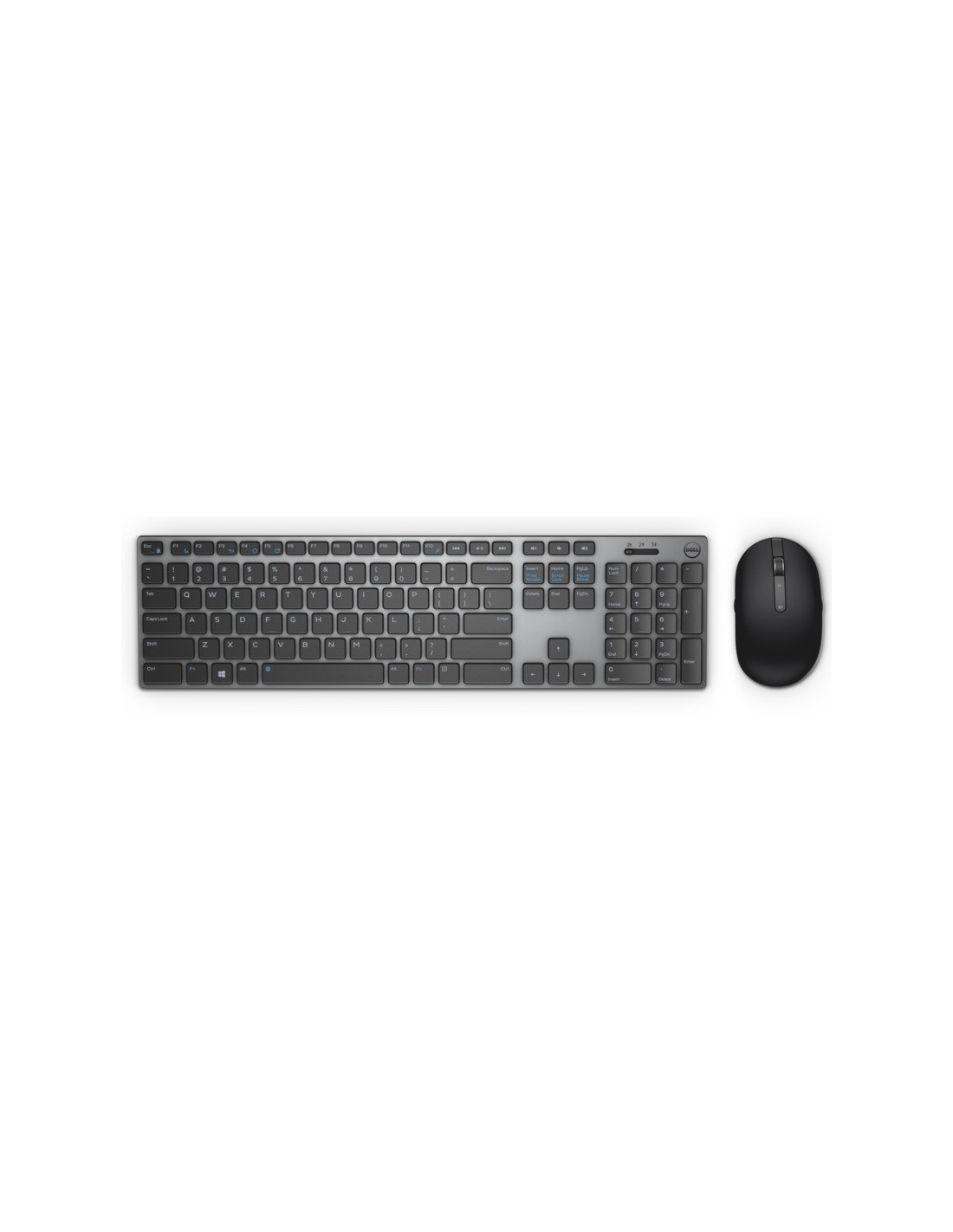 Dell Kit de Teclado y raton KM717 Espanol QWERTY KM717 GY SPN kiwiku