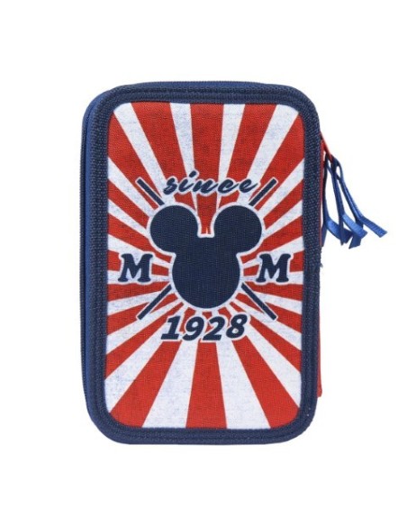 Plumier triple giotto premium mickey, Color Rojo 2100002487 kiwiku.com