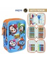 Plumier triple giotto premium top wing, Color Azul