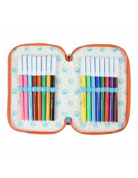 Plumier triple giotto premium top wing, Color Azul 2100002489 kiwiku.com