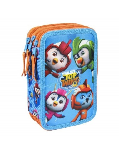 Plumier triple giotto premium top wing, Color Azul 2100002489 kiwiku.com