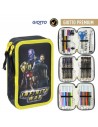 Plumier triple giotto premium avengers, Color Negra
