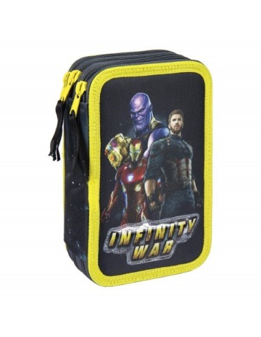 Plumier triple giotto premium avengers, Color Negra 2100002492 kiwiku.com