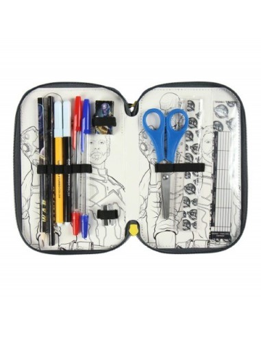 Plumier triple giotto premium avengers, Color Negra 2100002492 kiwiku.com