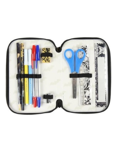 Plumier triple giotto premium batman, Color Gris 2100002493 kiwiku.com