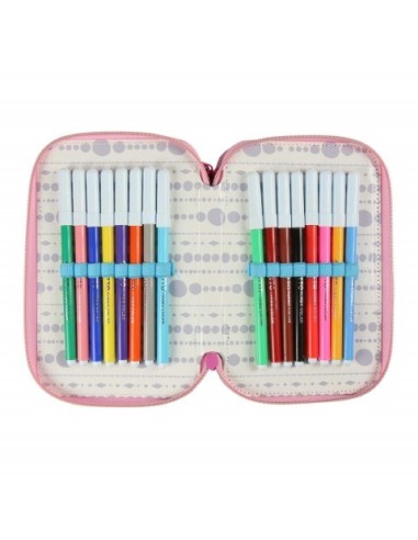 Plumier triple giotto premium shimmer and shine, Color Rosa 2100002498 kiwiku.com