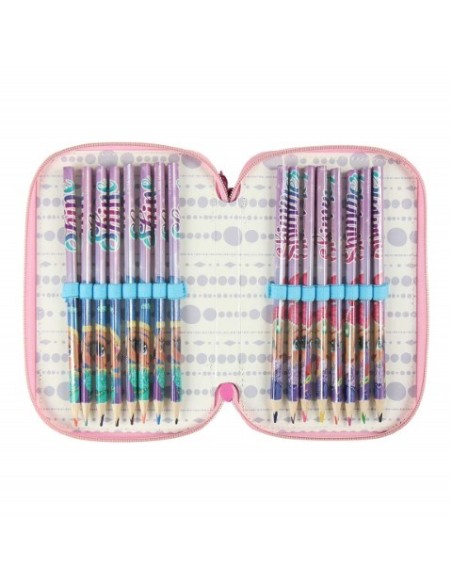 Plumier triple giotto premium shimmer and shine, Color Rosa 2100002498 kiwiku.com