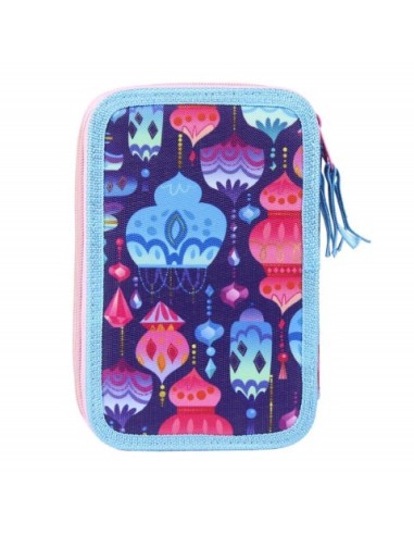 Plumier triple giotto premium shimmer and shine, Color Rosa 2100002498 kiwiku.com