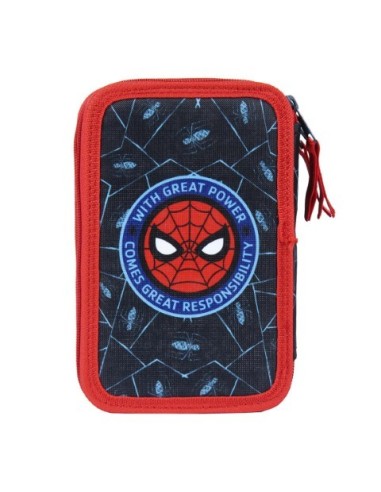 Plumier triple giotto spiderman, Color Azul 2100002503 kiwiku.com