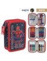 Plumier triple giotto spiderman, Color Azul