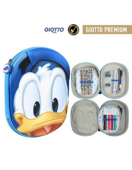 Plumier triple 3d disney donald, Color Azul 2100002511 kiwiku.com