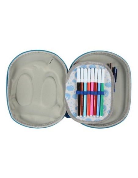 Plumier triple 3d disney donald, Color Azul 2100002511 kiwiku.com
