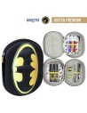 Plumier Triple 3D Batman Bolsillo Suelto para Mochila, Negro