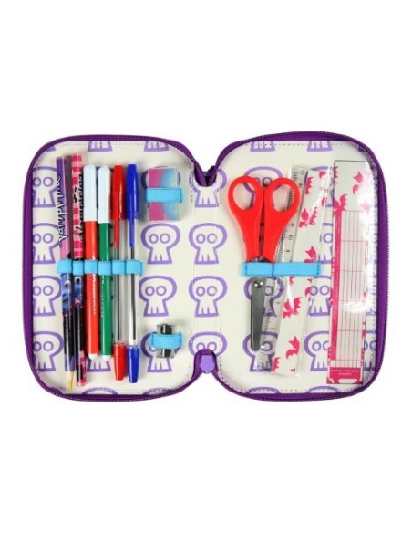 Plumier triple giotto premium vampirina, Color Lila 2100002495 kiwiku.com