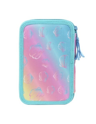 Plumier triple giotto premium princess la sirenita, Color Azul Turquesa 2100002496 kiwiku.com