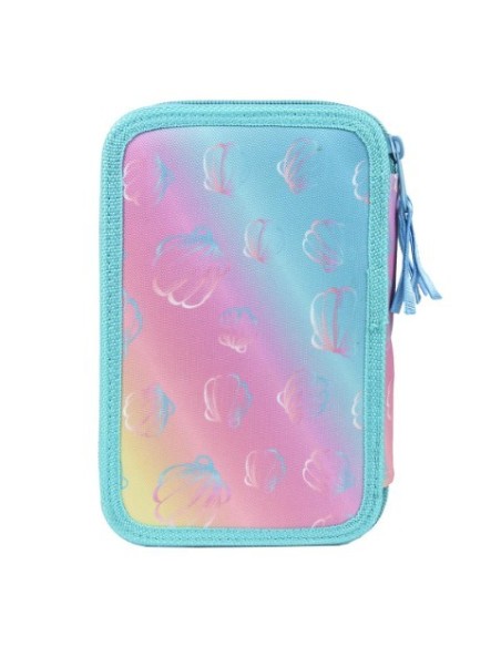 Plumier triple giotto premium princess la sirenita, Color Azul Turquesa 2100002496 kiwiku.com