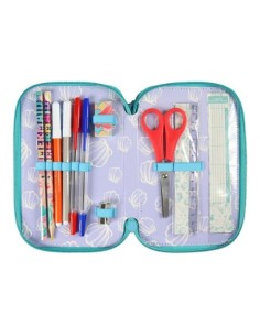 Plumier triple giotto premium princess la sirenita, Color Azul Turquesa 2100002496 kiwiku.com 2