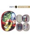 Plumier triple 3d avengers, Color Rojo