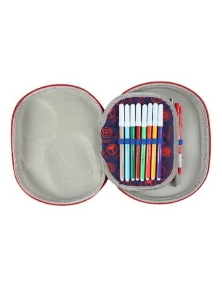 Plumier triple 3d avengers, Color Rojo 2100002515 kiwiku.com