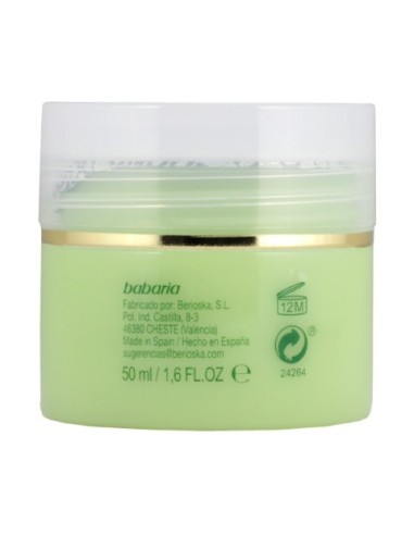 Crema Facial Antiarrugas BABARIA Aloe Vera 50 ml | Kiwiku