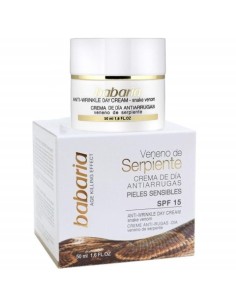 Crema Facial Antiarrugas BABARIA Veneno De Serpiente SPF15 50ml - Kiwiku  
