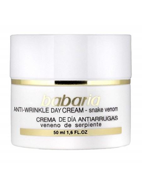 Crema Facial Antiarrugas BABARIA Veneno De Serpiente SPF15 50ml - Kiwiku  