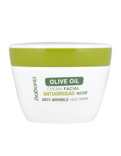Babaria, Crema facial antiarrugas noche aceite de oliva 50ml