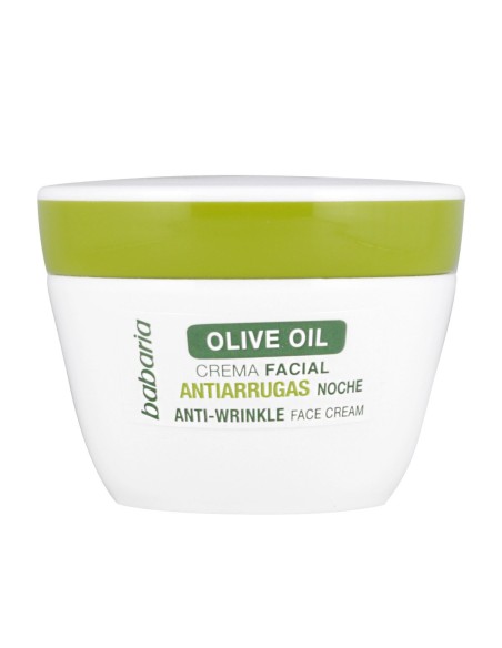 Babaria, Crema facial antiarrugas noche aceite de oliva 50ml  kiwiku.com