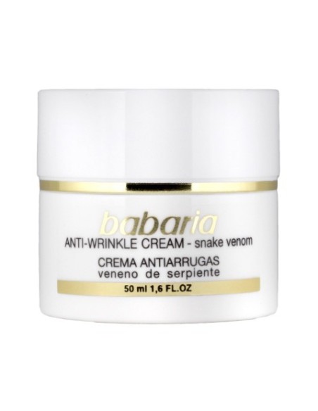 Babaria veneno de serpiente crema antiarrugas 50ml  kiwiku.com