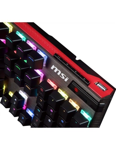 Msi Teclado Mecanico gaming RGB vigor gk80 cs español S11-04ES213-HH6 kiwiku.com
