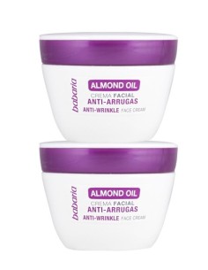 Babaria, Aceite Almendras Dulces Crema Facial Antiarrugas Lote 2   kiwiku.com 2