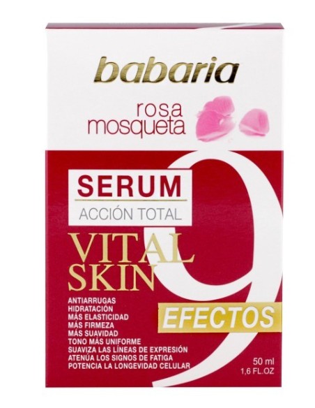 Babaria, Rosa mosqueta vital skin serum accion total antiarrugas 50ml  kiwiku.com