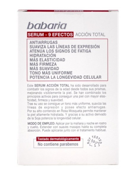 Babaria, Rosa mosqueta vital skin serum accion total antiarrugas 50ml  kiwiku.com