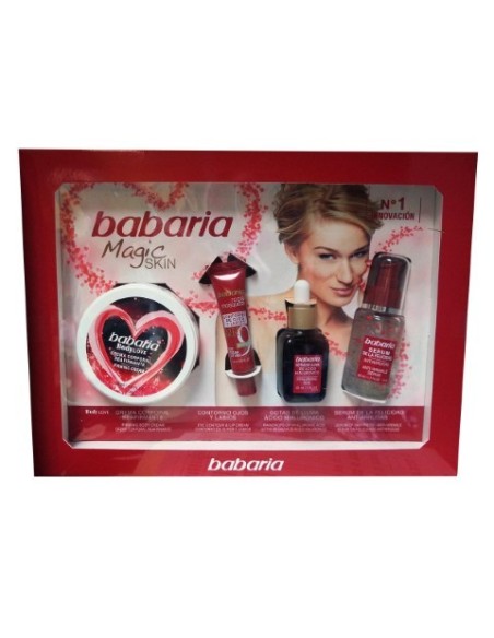 Babaria magic skin serum facial antiarrugas 50ml set 4 piezas  kiwiku.com