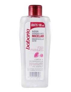 Babaria, Agua micelar desmaquillante con rosa mosqueta 300ml  kiwiku.com