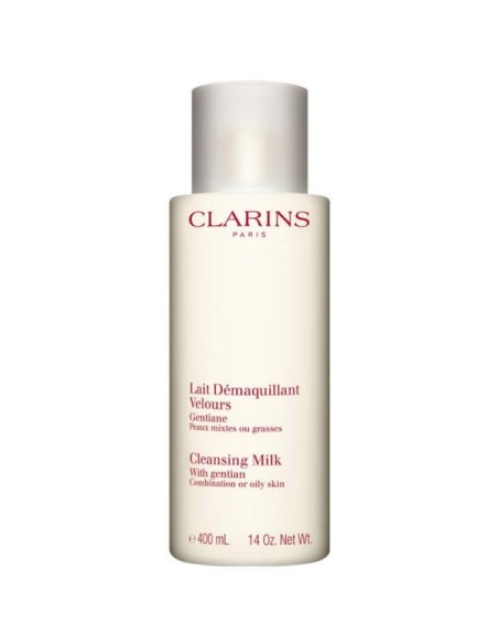 Clarins, leche desmaquillante ultrasuave para pieles mixtas o grasas 400ml 64296 kiwiku.com
