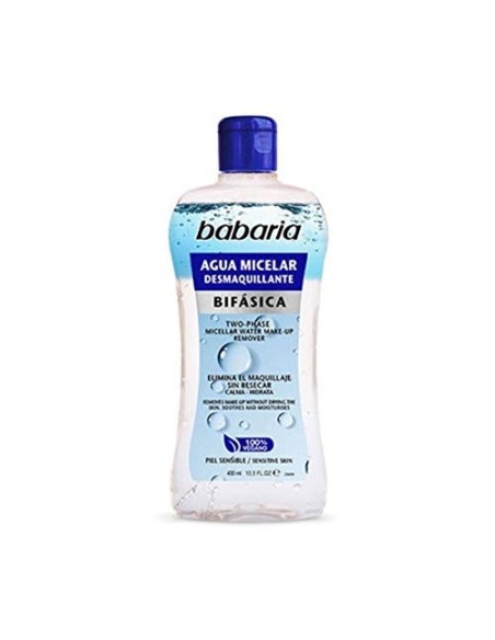 Babaria, bifasica agua micelar desmaquillante 400ml 74854 kiwiku.com