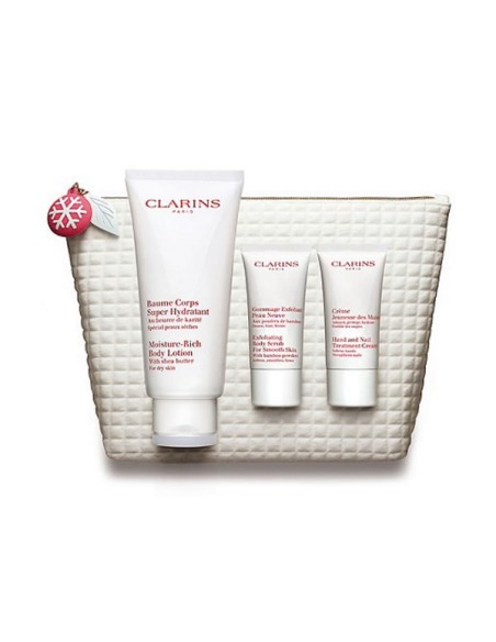 Clarins, Bálsamo superhidratante para el cuerpo 200ml set 4 piezas 2016  kiwiku.com