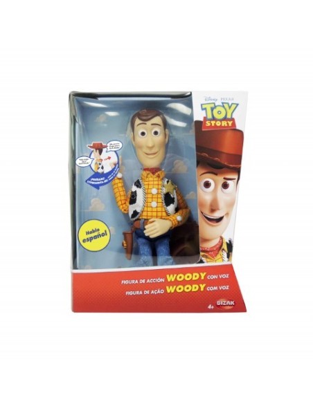 Toy Story - Figura de Woody, con voz en español  2158302 kiwiku.com