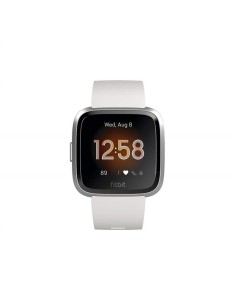 Fitbit versa lite blanco plata smartwatch reloj deportivo con pantalla táctil FB415SRWT kiwiku.com 2