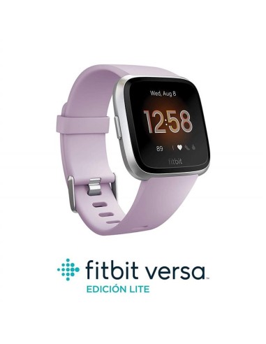 Fitbit Versa Lite Lila Plata Smartwatch Reloj Deportivo Con Pantalla TáCtil B07MFZ9BY7 kiwiku.com